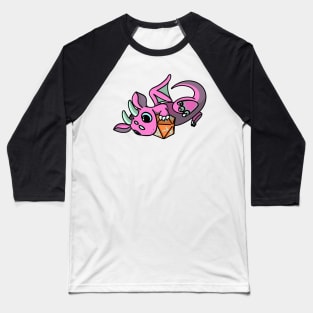 Flying Cute Pink and Orange Dice Goblin Dragon Baby Baseball T-Shirt